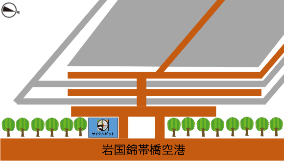 サイクルピット案内図
