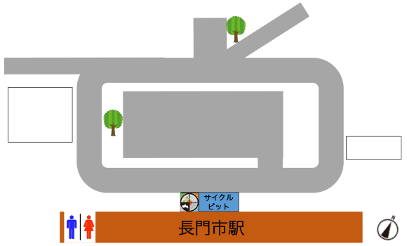 サイクルピット案内図