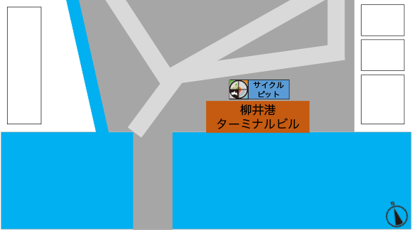 サイクルピット案内図